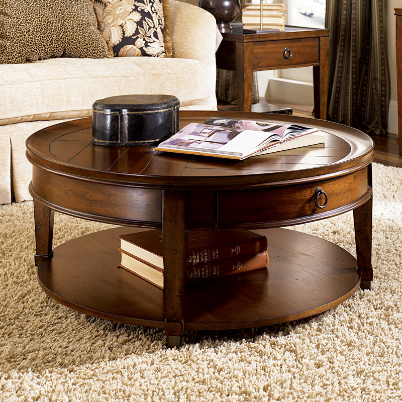 Millwood Pines Langer Coffee Table with Tray Top & Reviews Wayfair